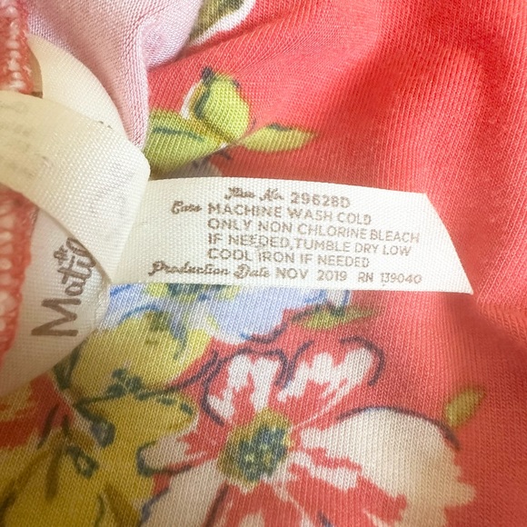 Matilda Jane At Ease Orange Floral Jersey Knit Maxi Dress Womens Size Small - Picture 10 of 12